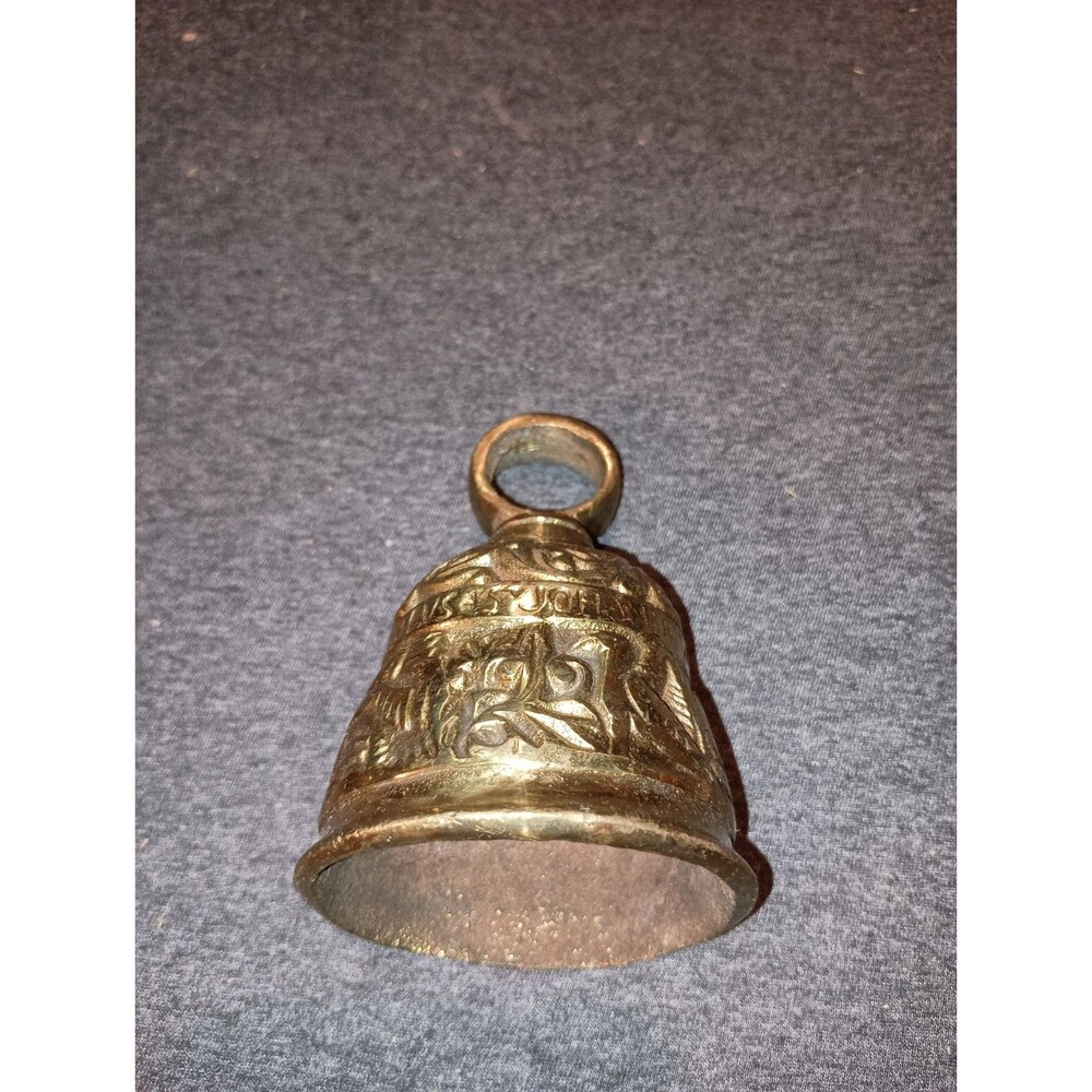Vintage Brass Sanctuary Bell Evangelical Marcvs Lvcas Johannes Mathevs Hvy Brass
